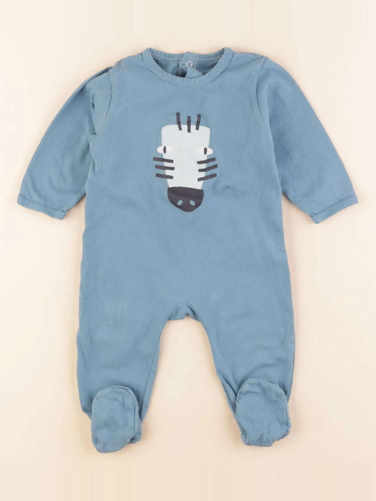 La Redoute - pyjama coton bleu - 9 mois