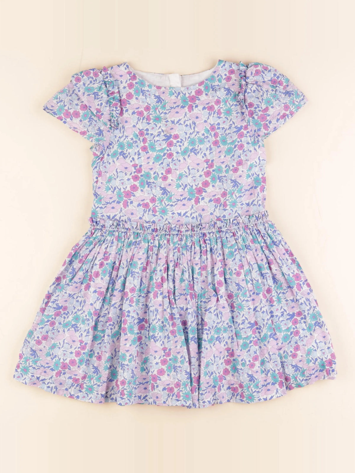 Jacadi - robe liberty multicolore - 5 ans