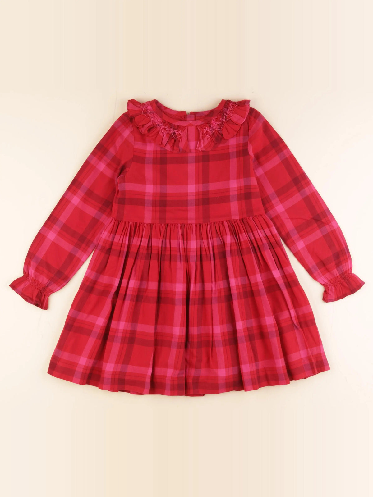 Jacadi - robe rose, rouge - 8 ans