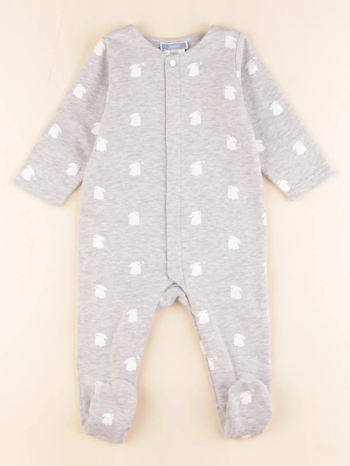 Jacadi - pyjama coton gris - 12 mois