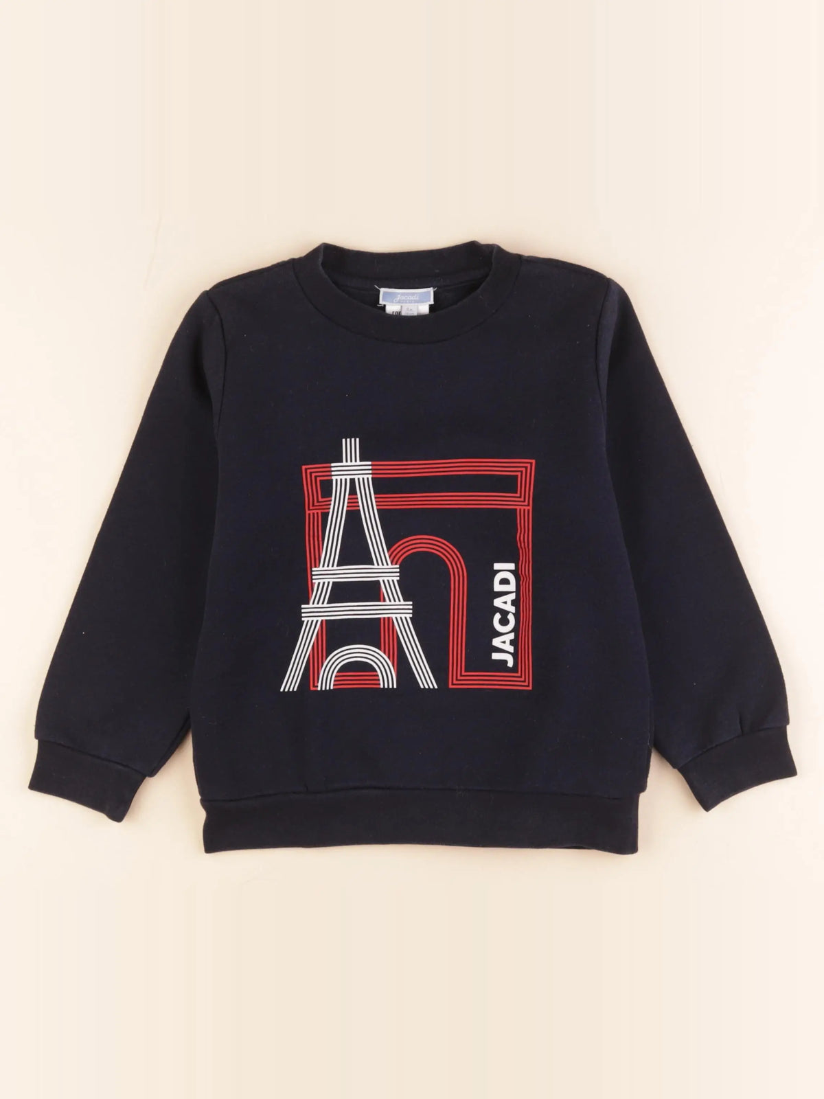 Jacadi - sweat bleu - 6 ans