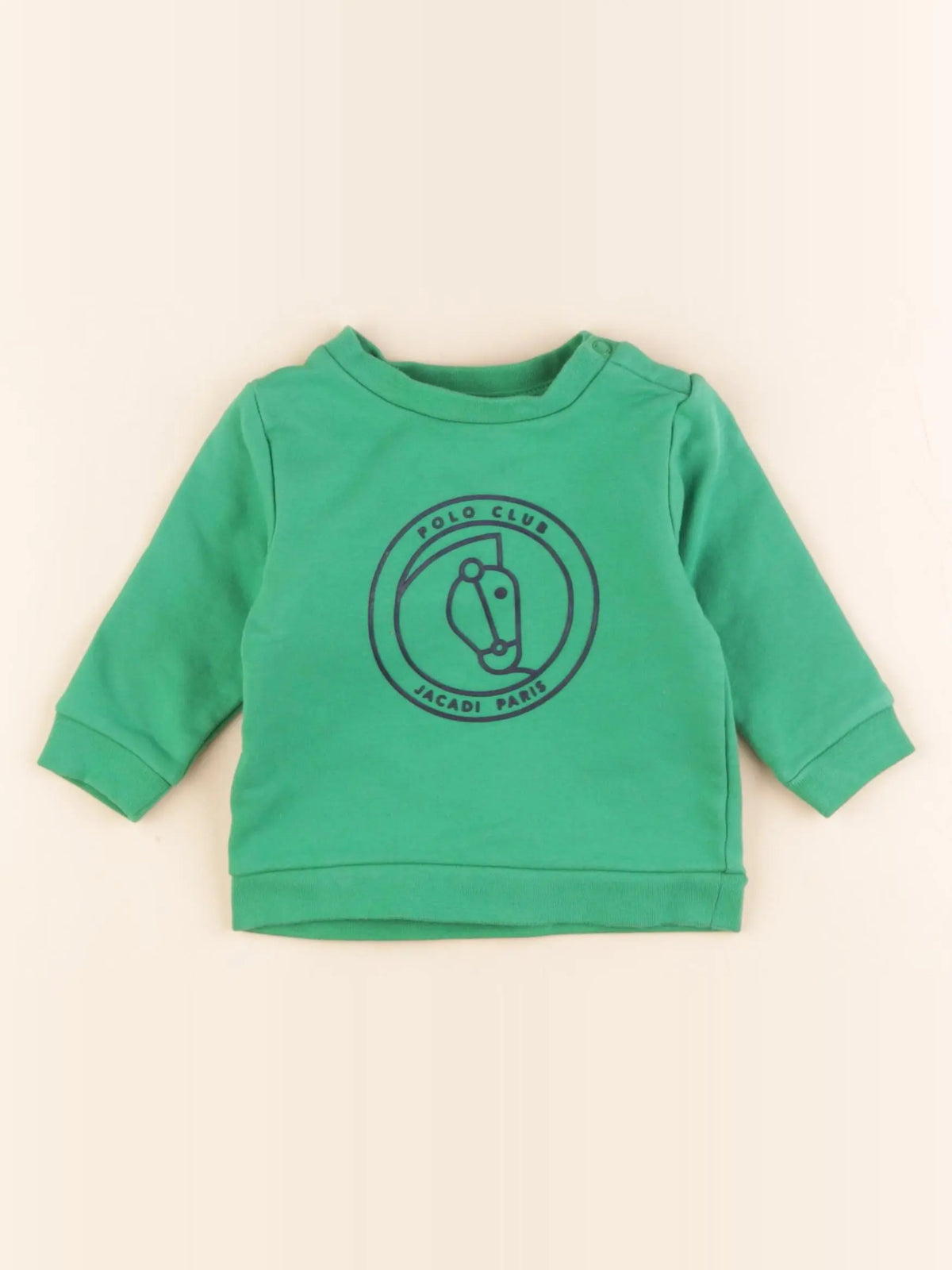 Jacadi - sweat vert - 6 ans