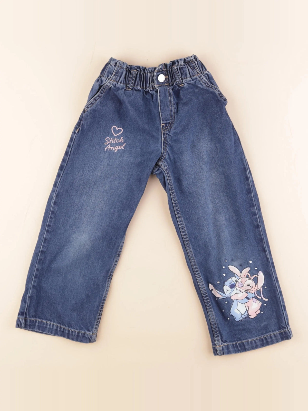 H&M - jean bleu - 4/5 ans