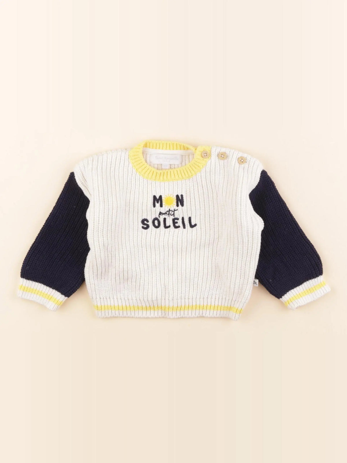 Cadet Rousselle - pull multicolore - 6 mois