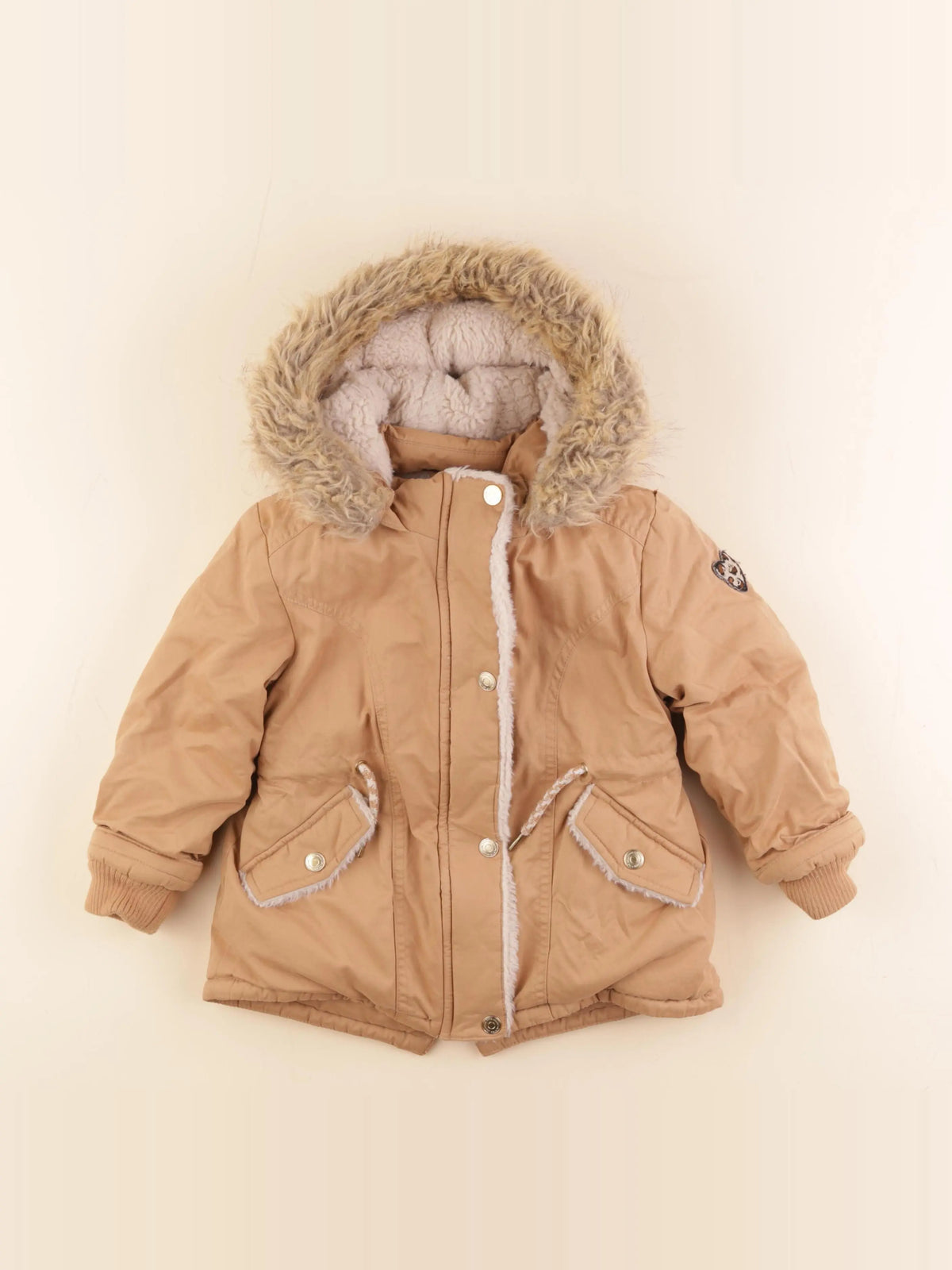 Tape à l'oeil - parka marron - 2/3 ans