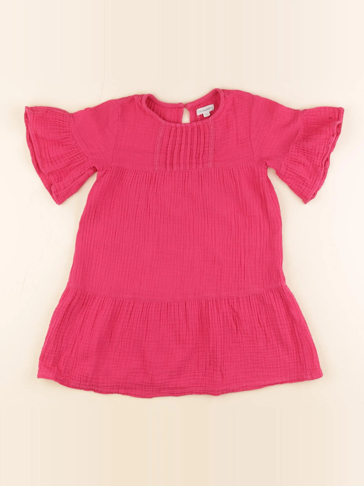 Vertbaudet - robe rose - 4 ans
