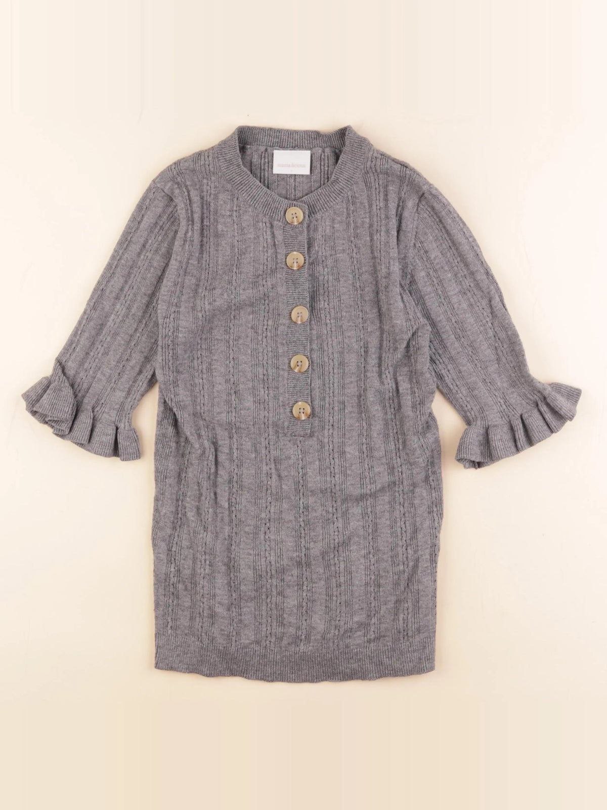 Mamalicious - tee-shirt grossesse gris - s