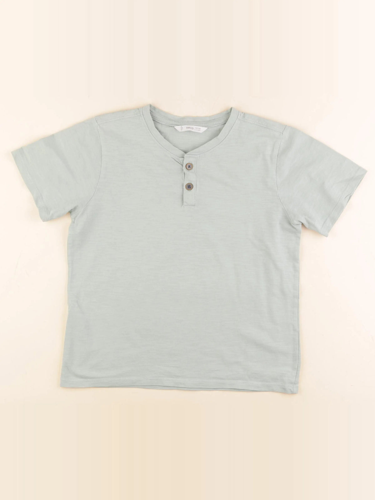 Mango - tee-shirt vert - 9/10 ans