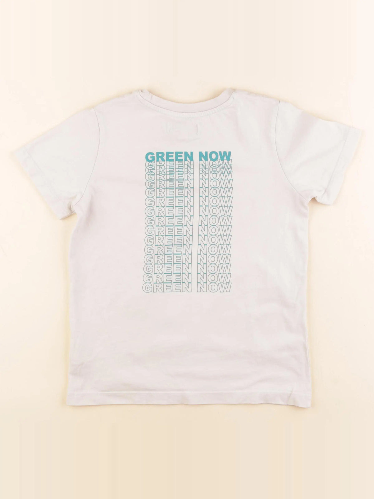 Galeries Lafayette - tee-shirt imprimé au dos beige - 10 ans