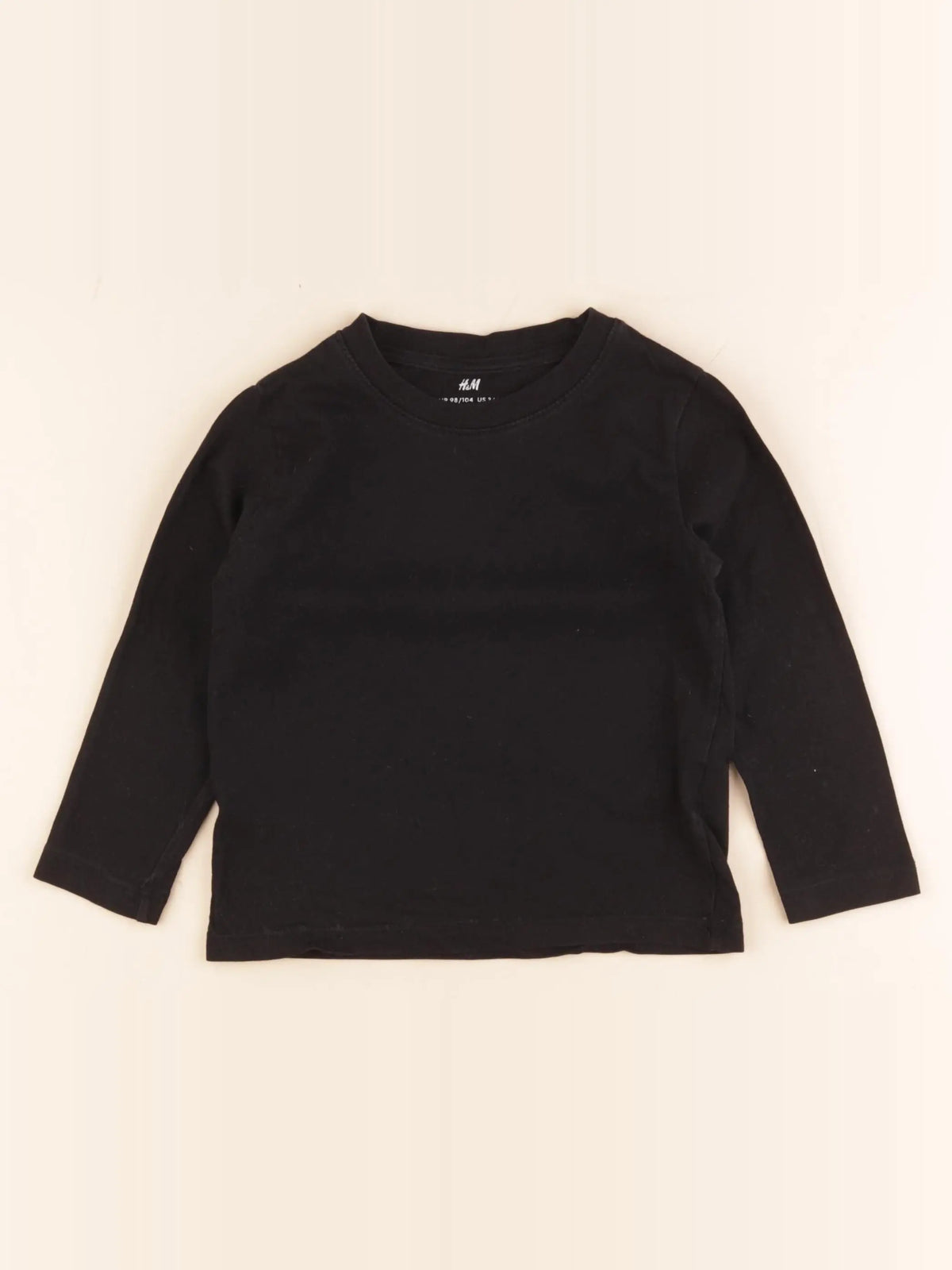 H&M - tee-shirt noir - 2/4 ans