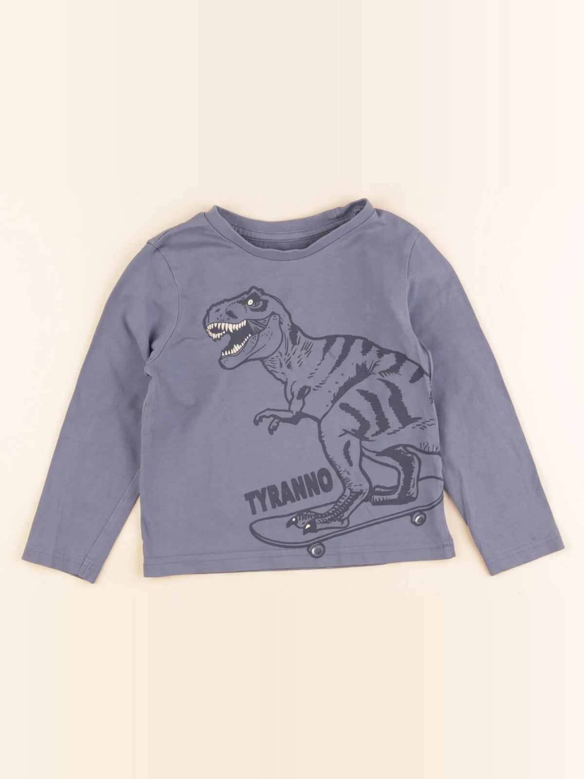 Vertbaudet - tee-shirt bleu - 4 ans