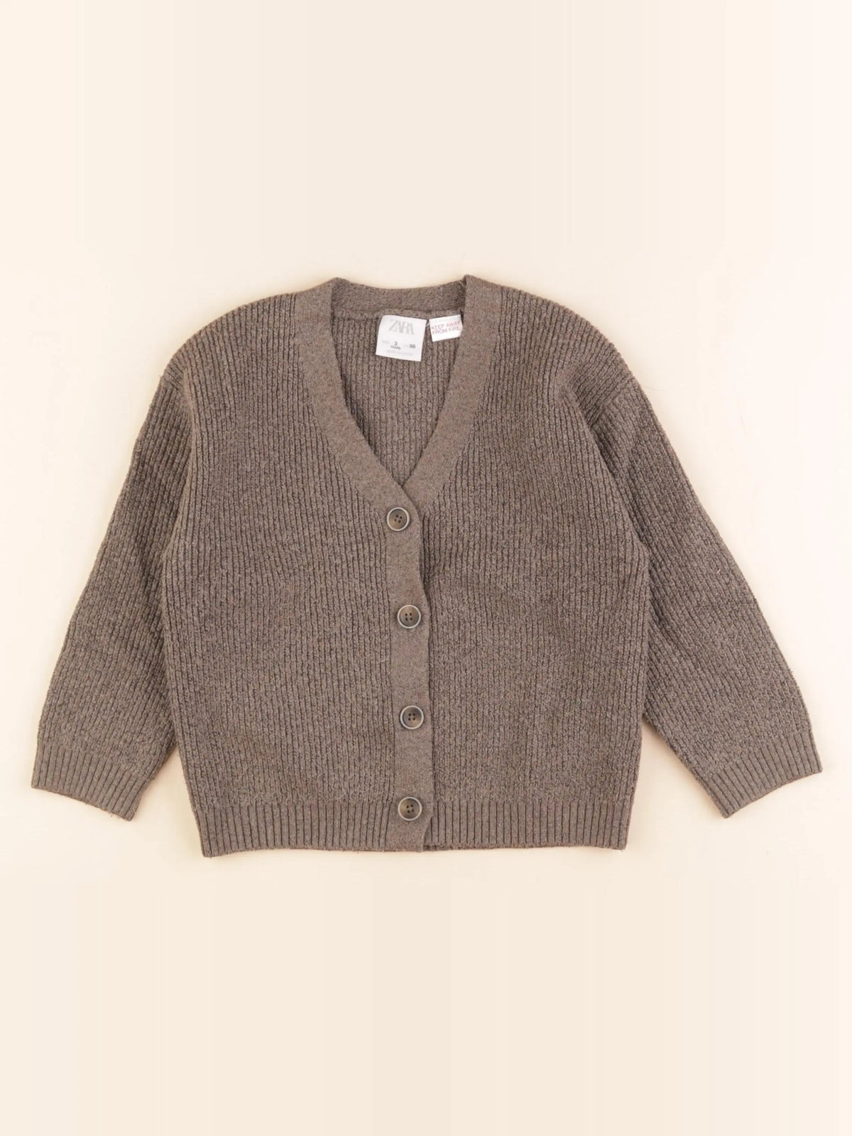 Zara - gilet vert - 3 ans