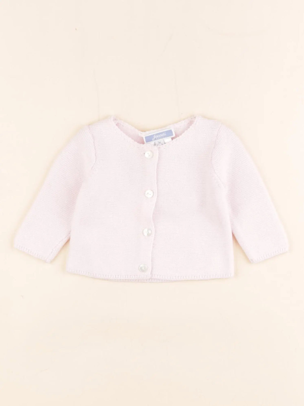 Jacadi - gilet rose - 1 mois