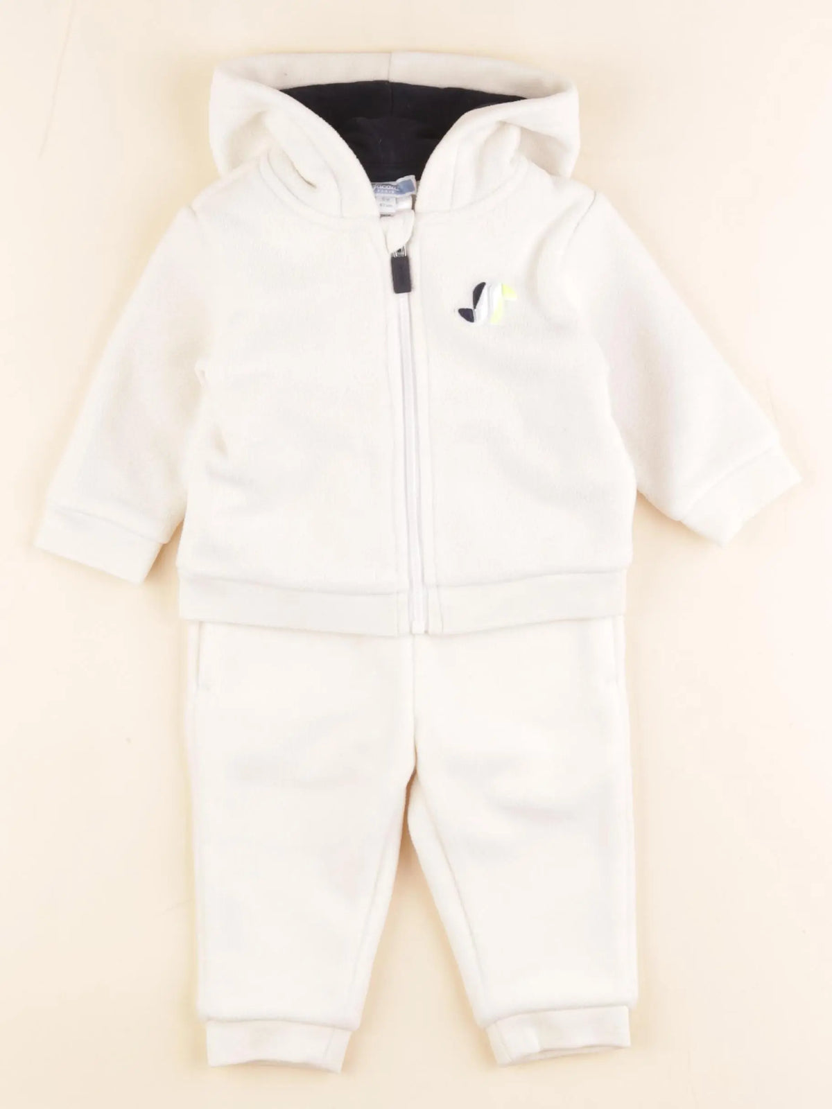 Jacadi - ensemble blanc - 6 mois