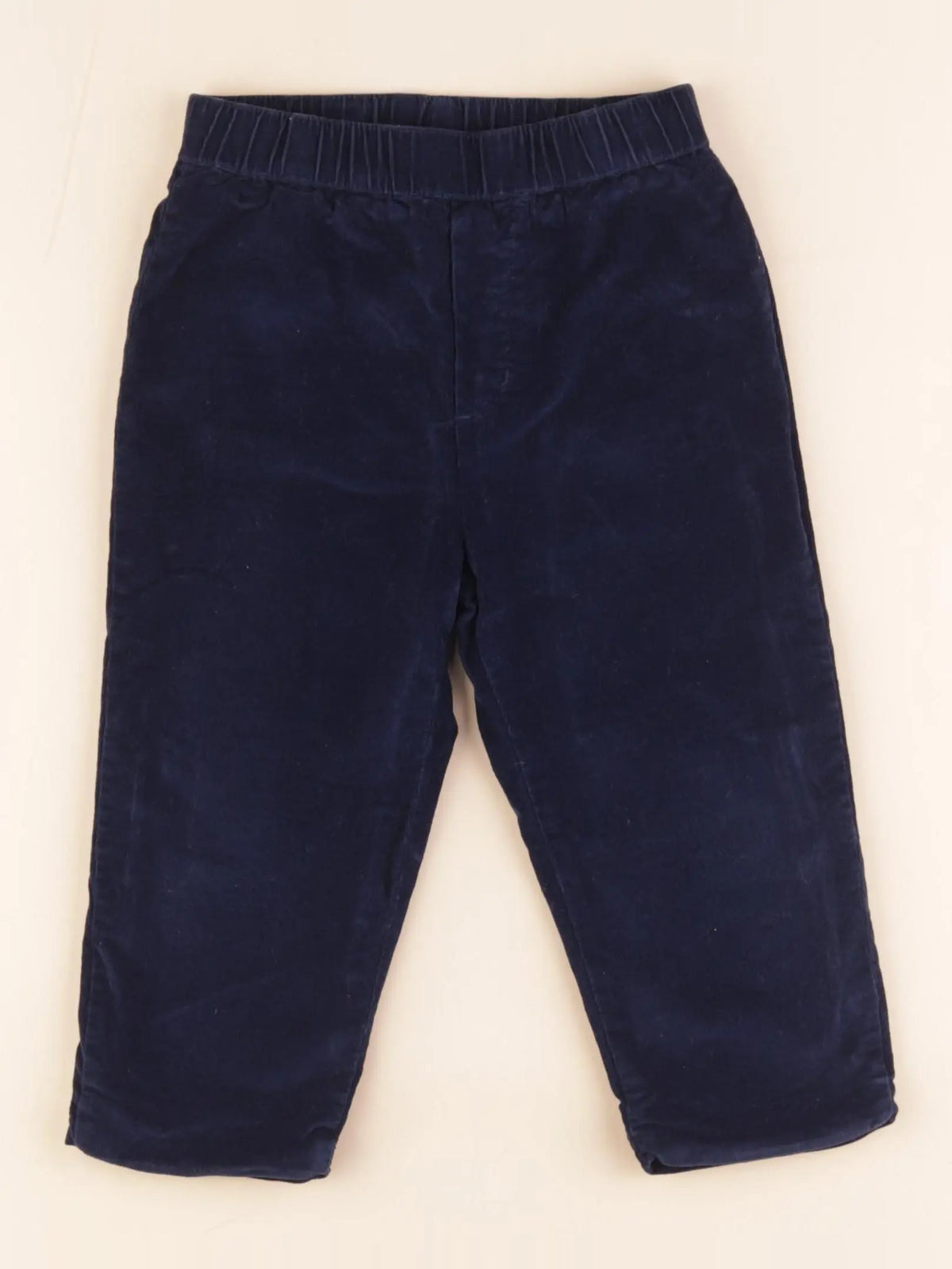 Jacadi - pantalon doublé bleu - 24 mois