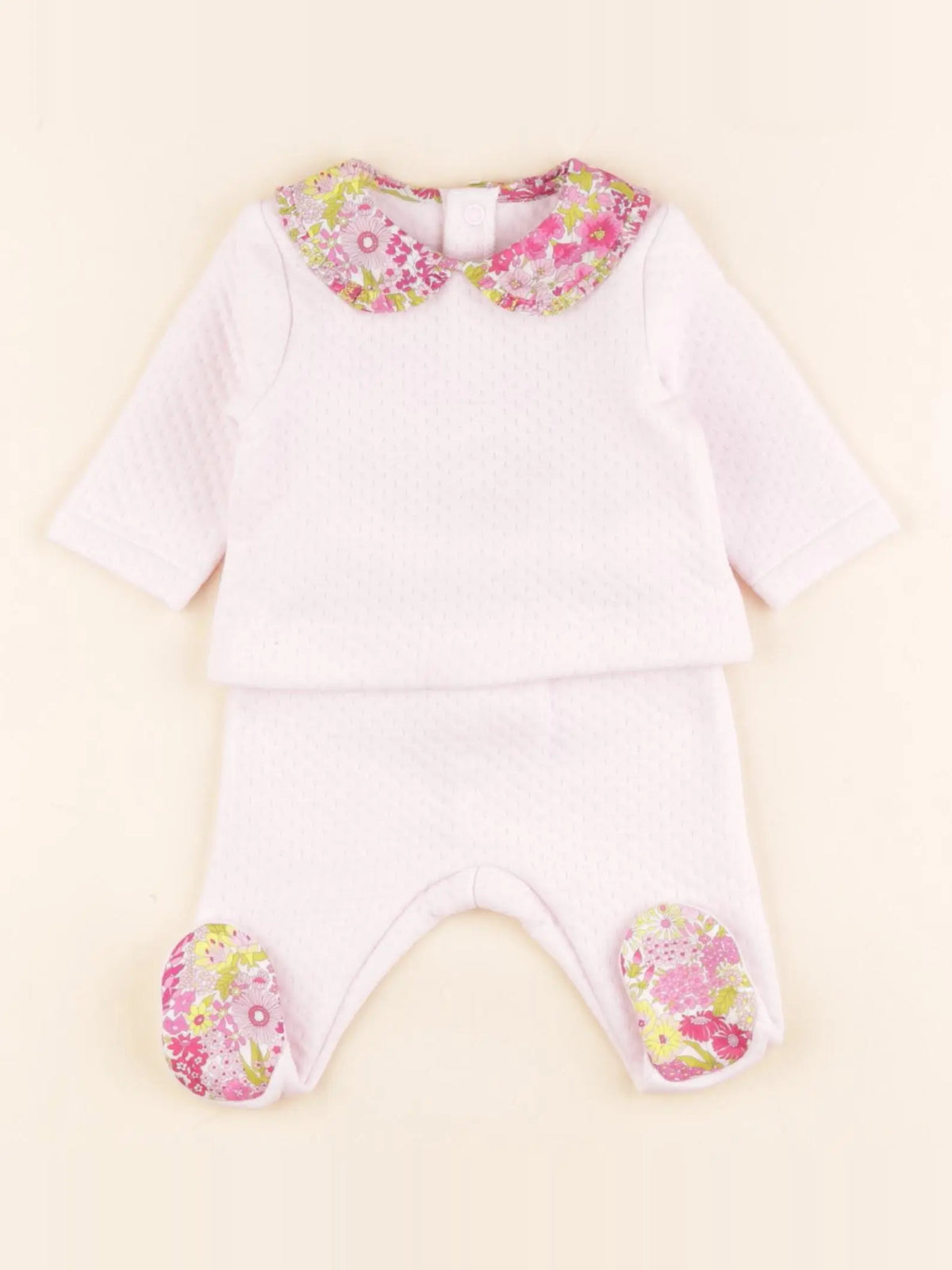 Jacadi - ensemble rose - 1 mois