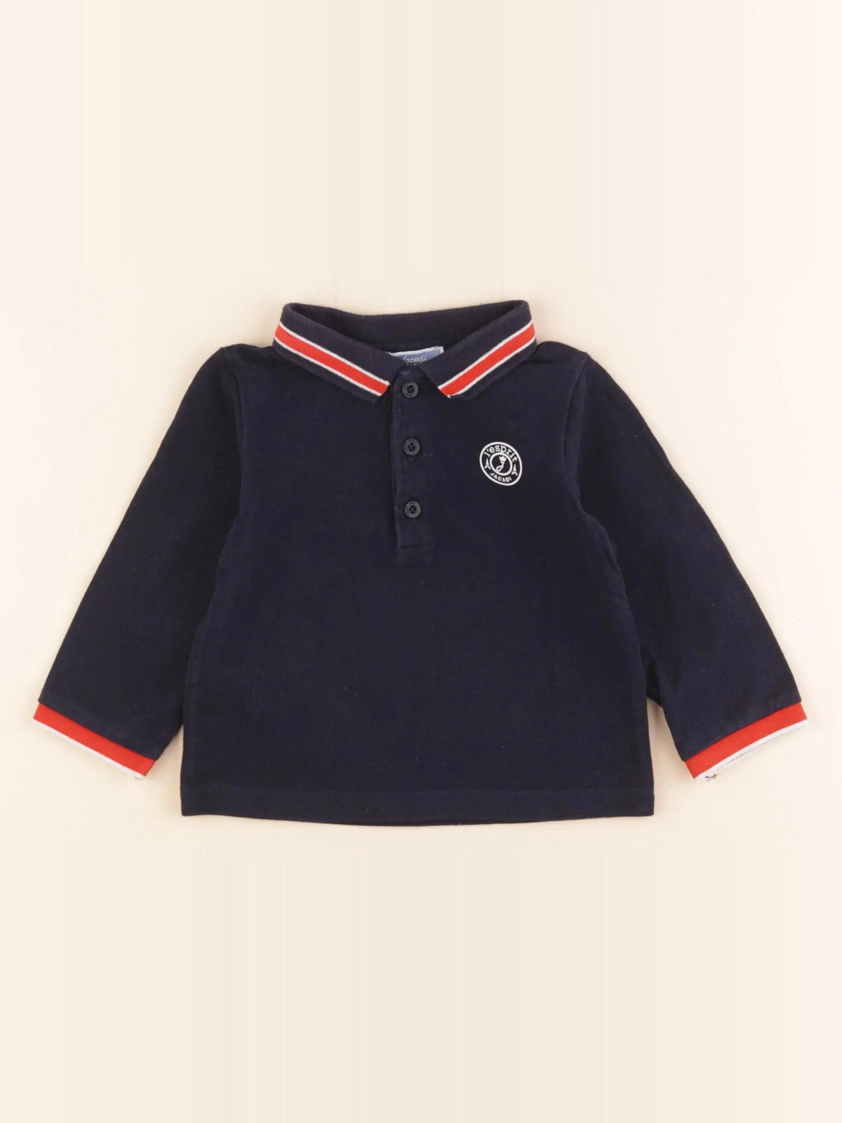 Jacadi - polo bleu - 18 mois