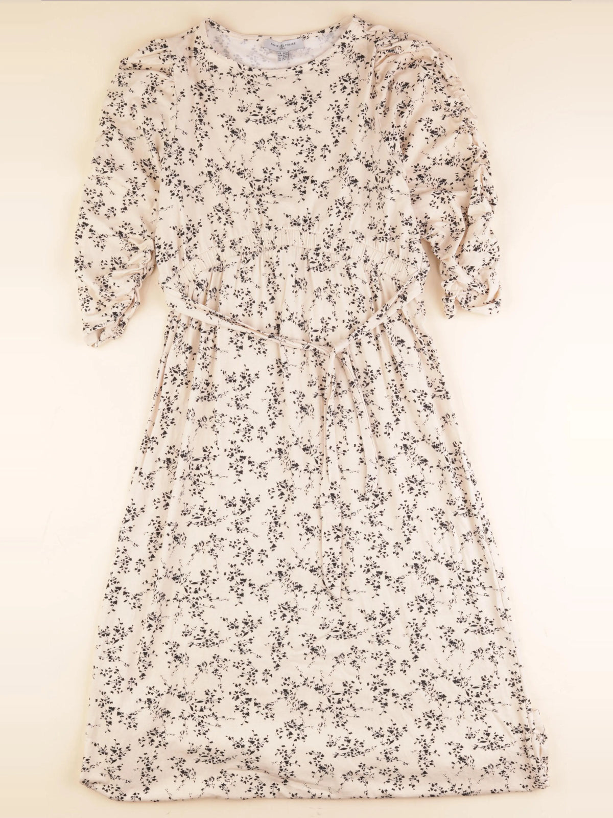 Envie de fraise - robe grossesse beige - 38 à 40