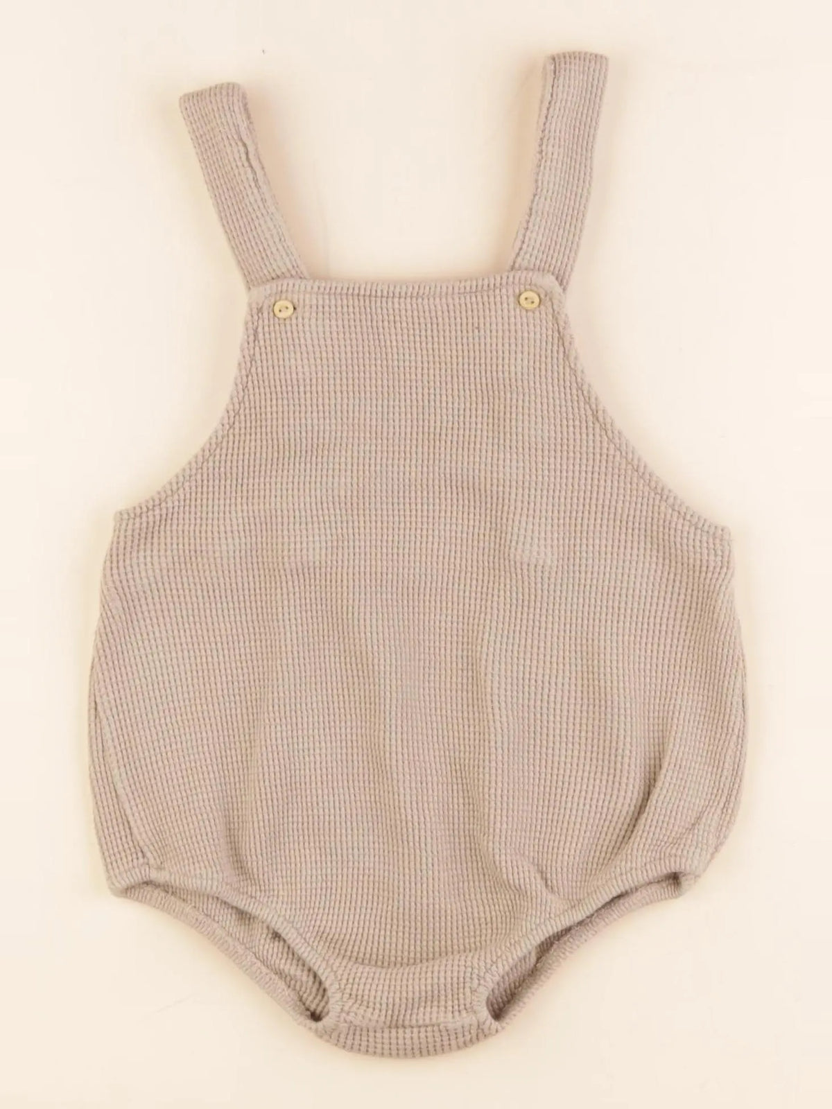 H&M - salopette beige - 9/12 mois