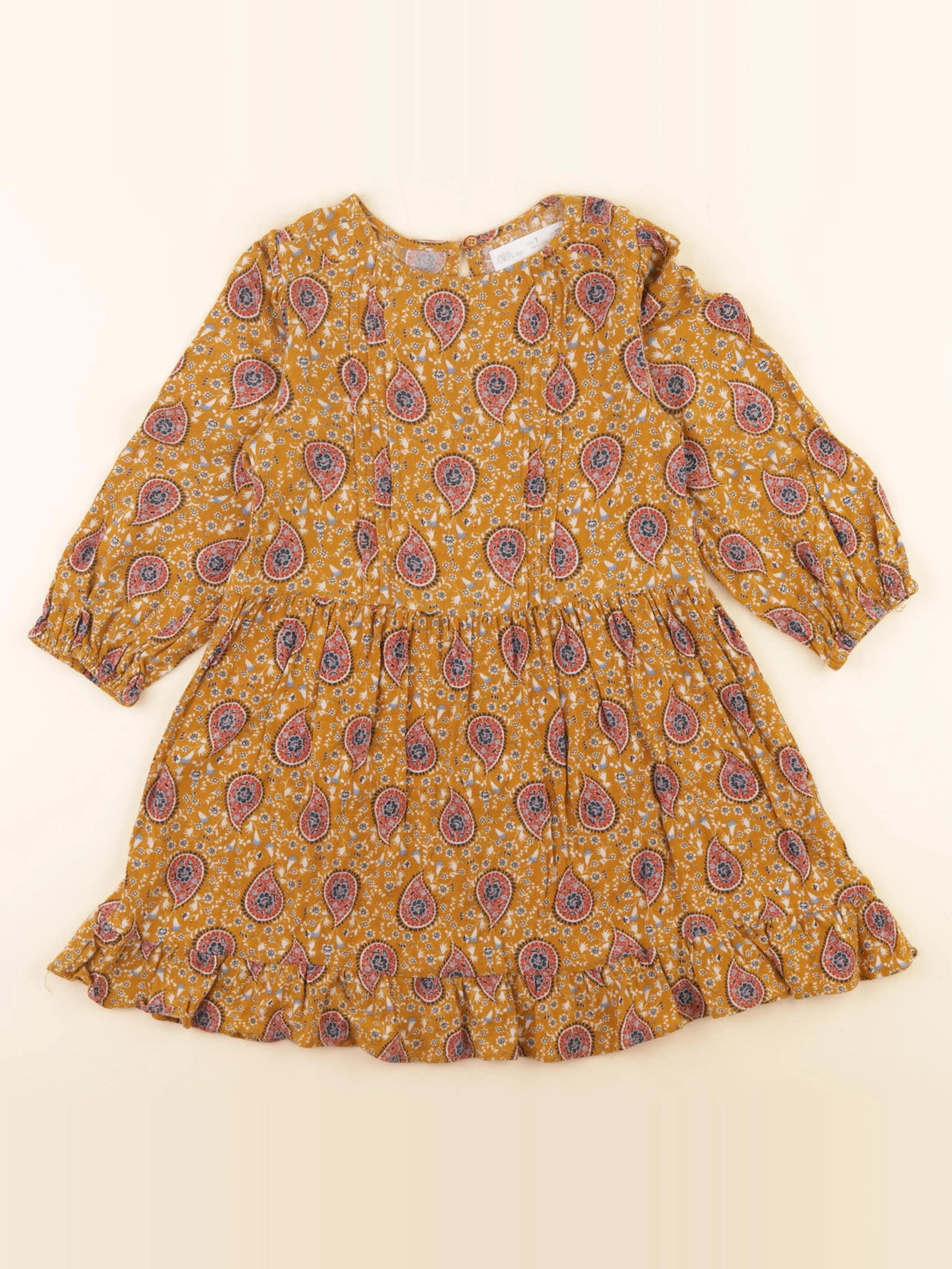 Zara - robe jaune - 7 ans