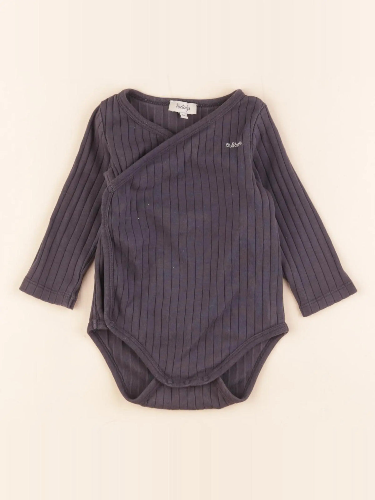 Natalys - body gris - 6 mois