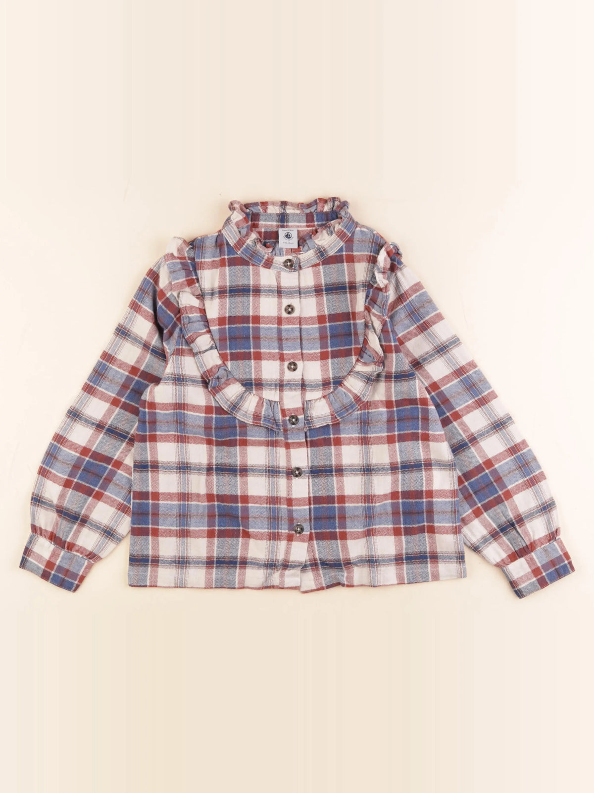 Petit Bateau - blouse multicolore - 8 ans