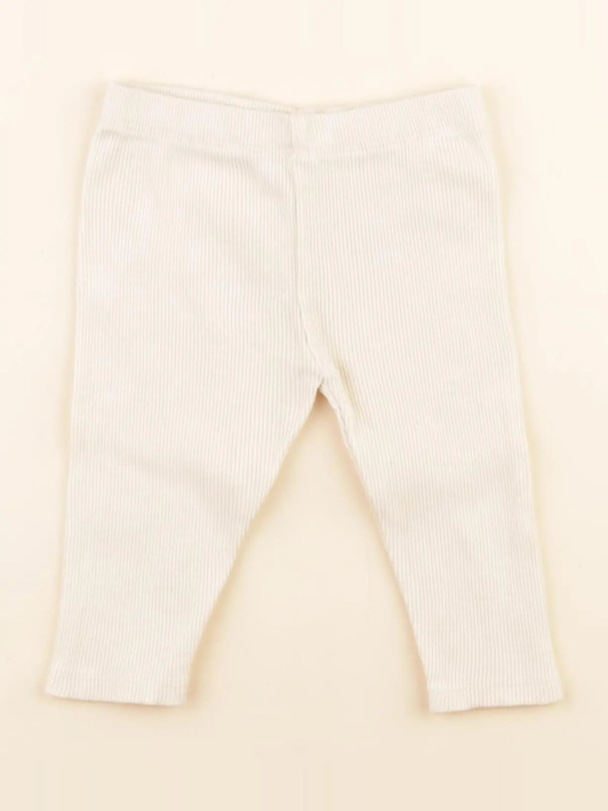 Vertbaudet - legging beige - 9 mois