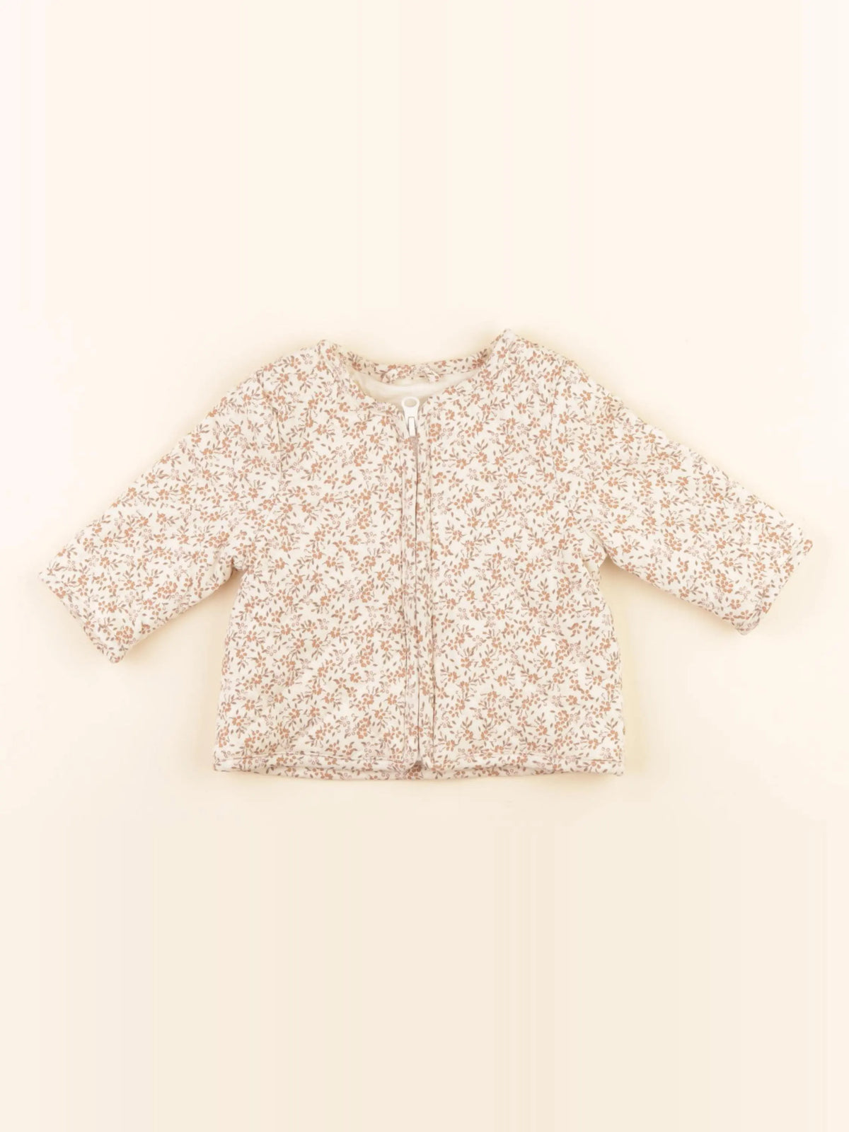 Vertbaudet - veste beige - 6 mois