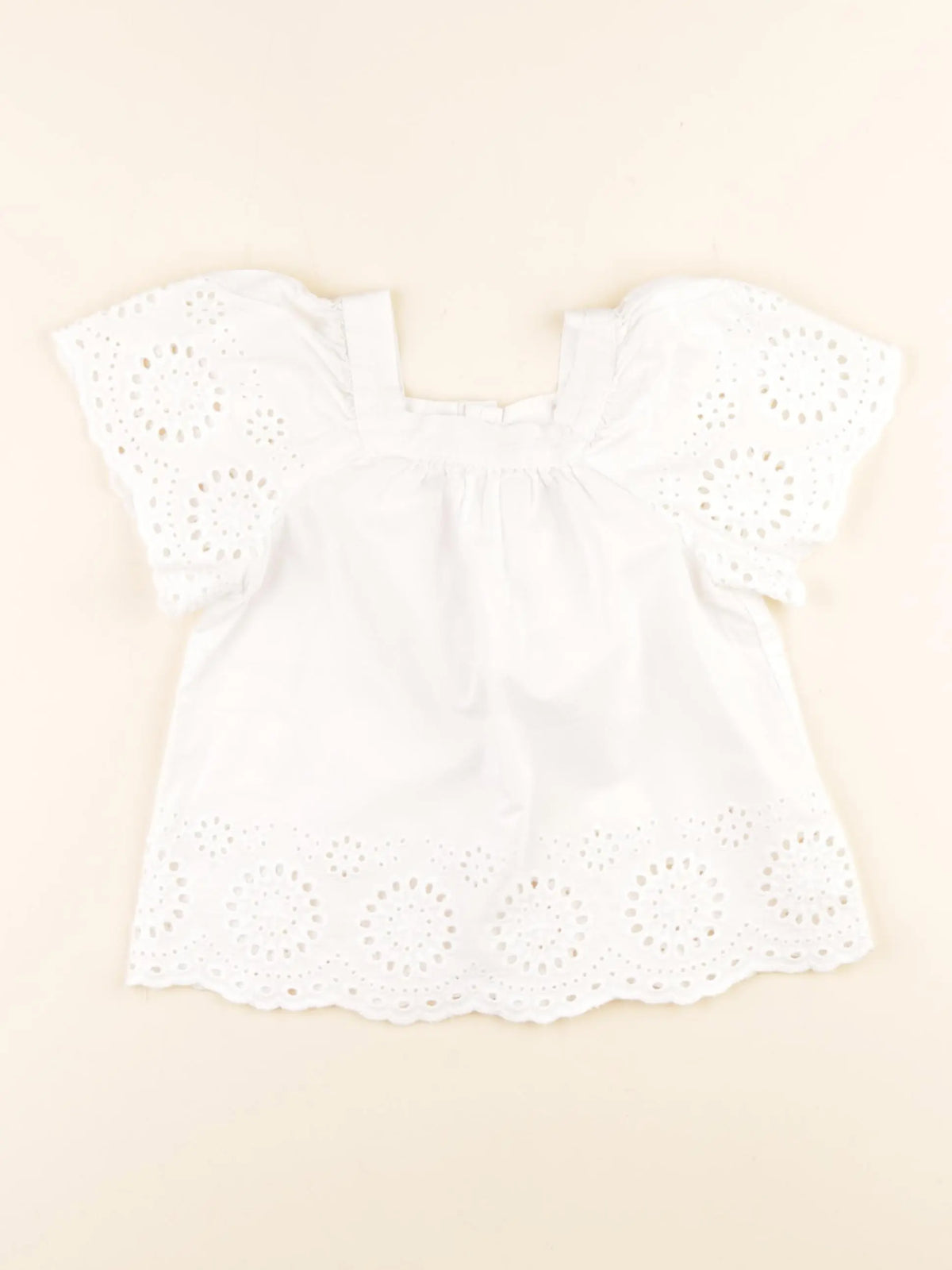 Zara - blouse blanc - 2/3 ans