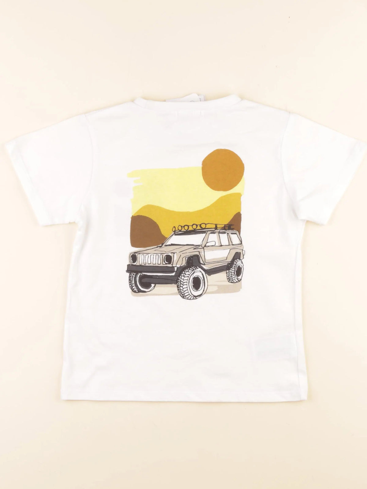 Mayoral - tee-shirt imprimé au dos blanc - 6 ans