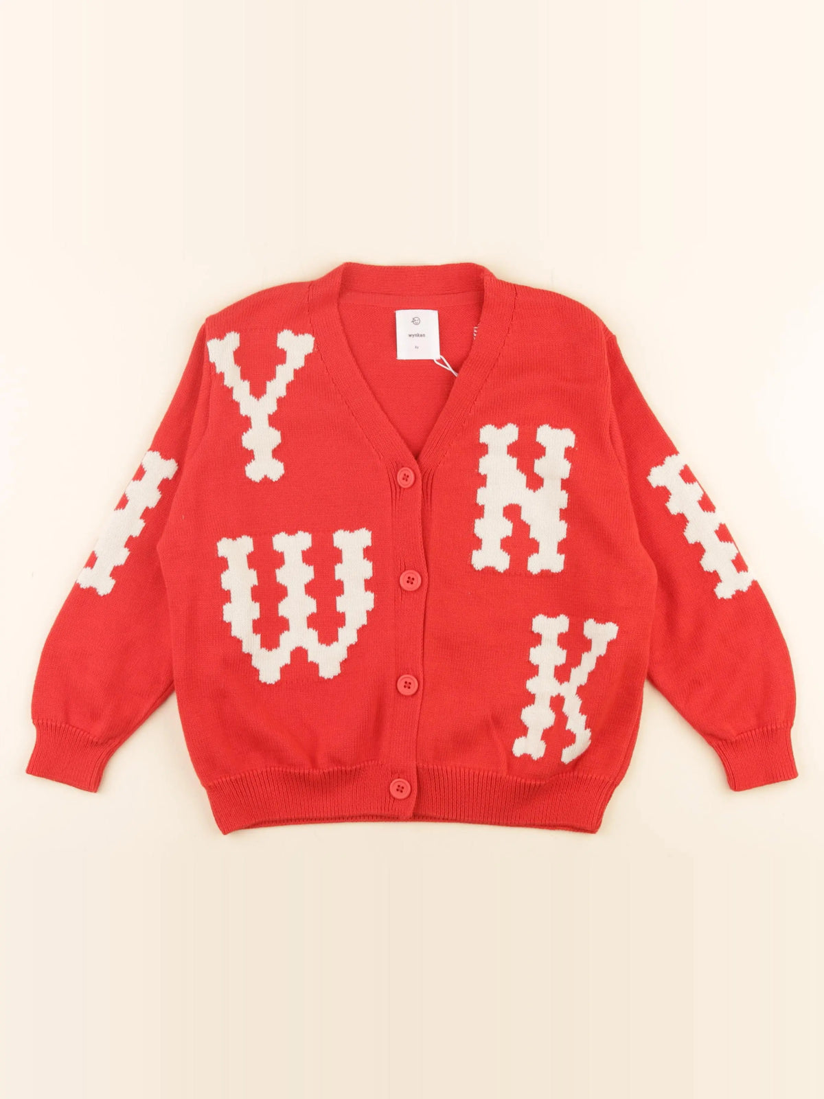 Wynken - gilet rouge - 6 ans