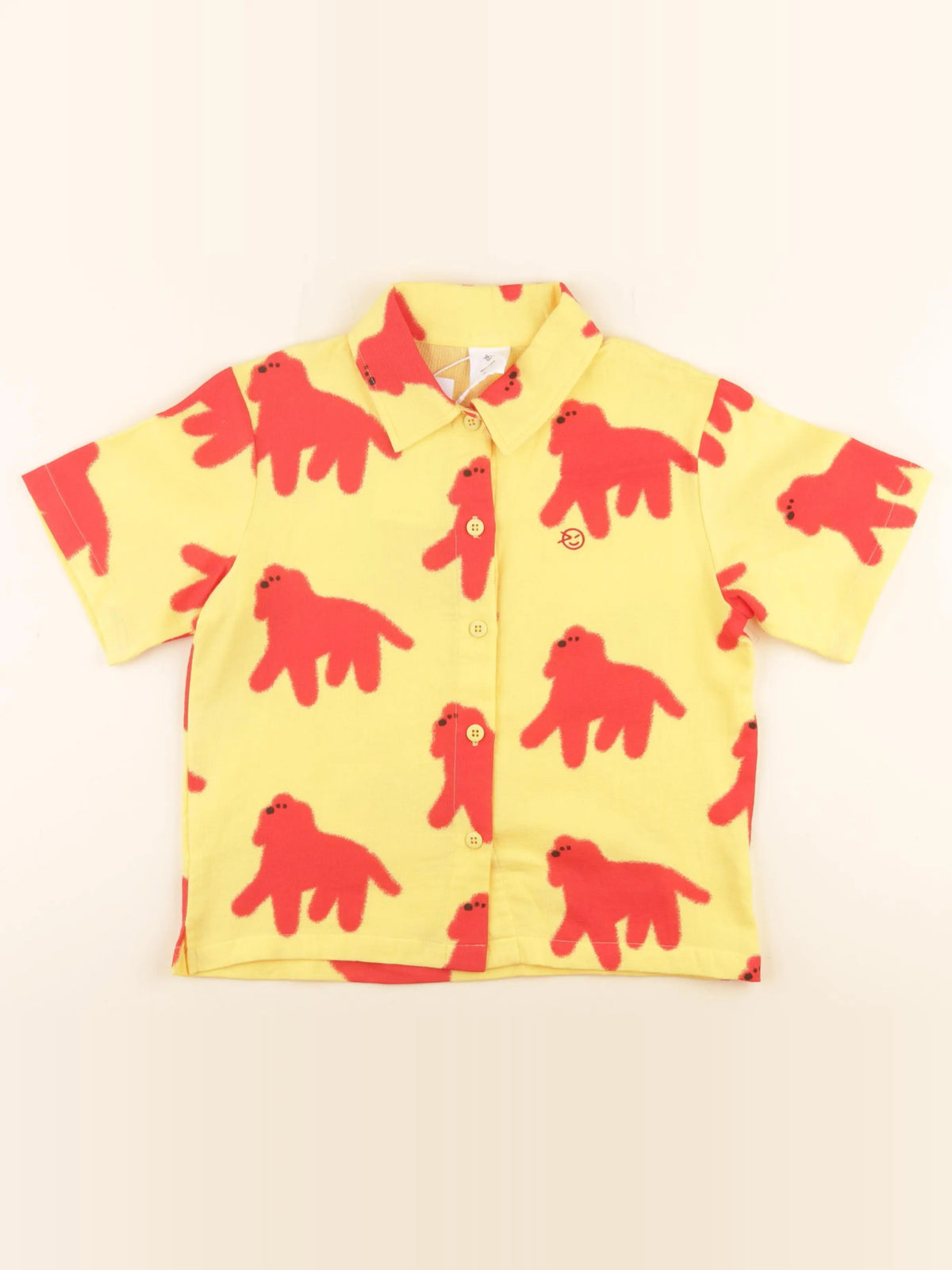 Wynken - chemise jaune, rouge - 6 ans