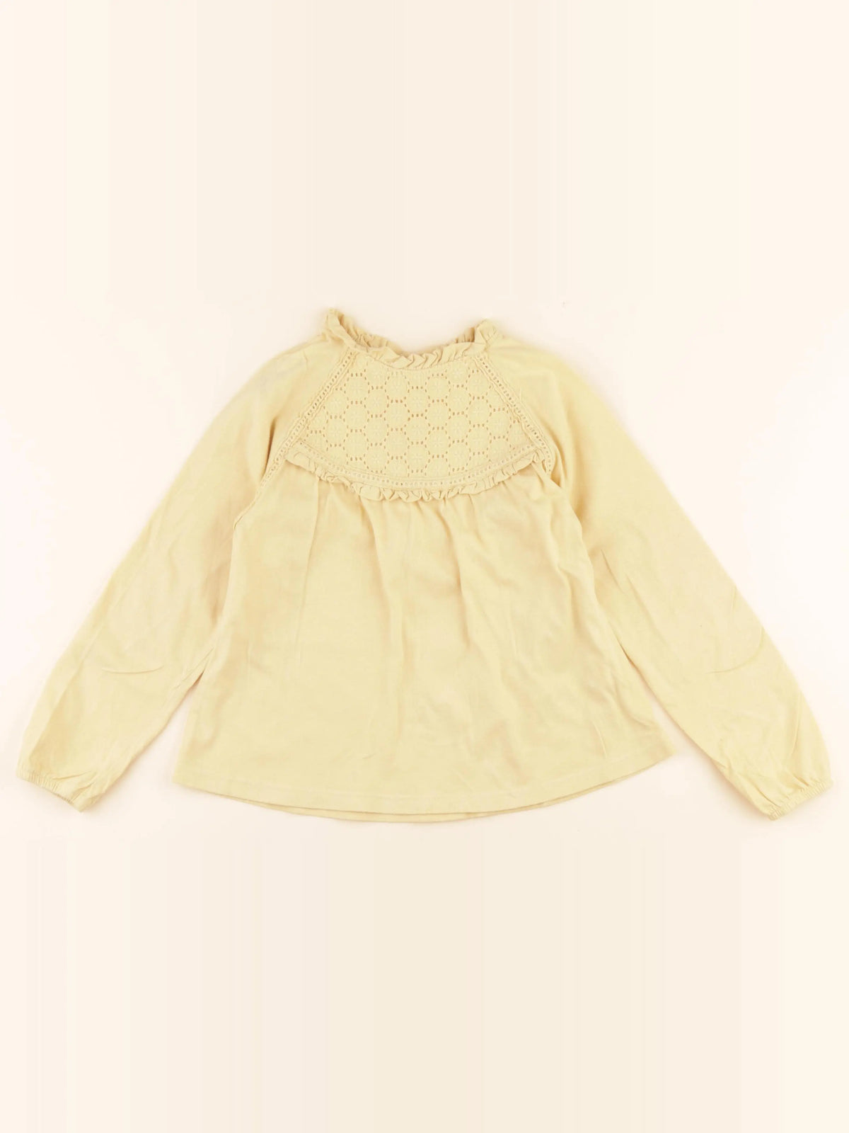 Vertbaudet - tee-shirt jaune - 6 ans