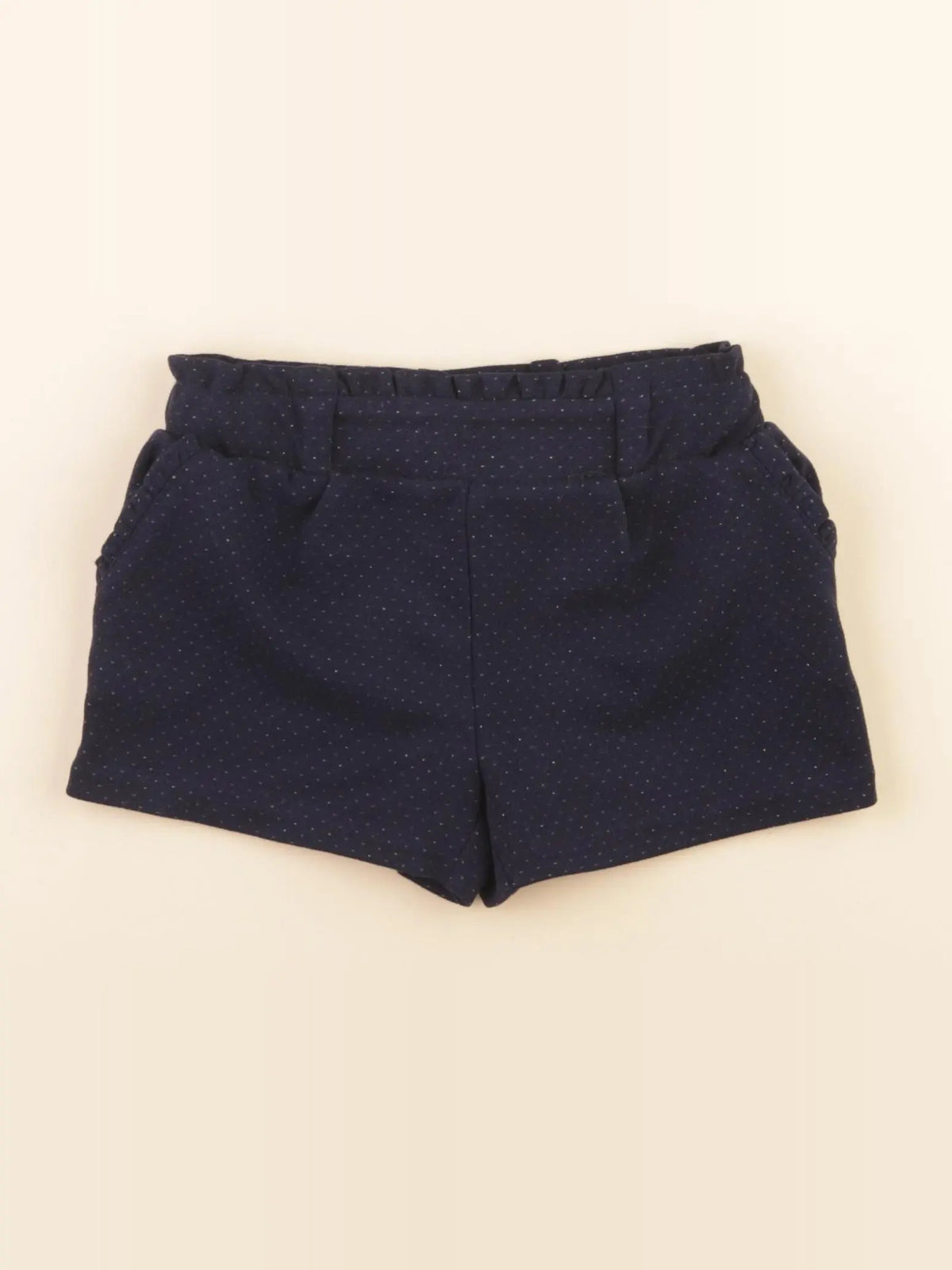 Okaidi - short bleu, blanc - 3 ans