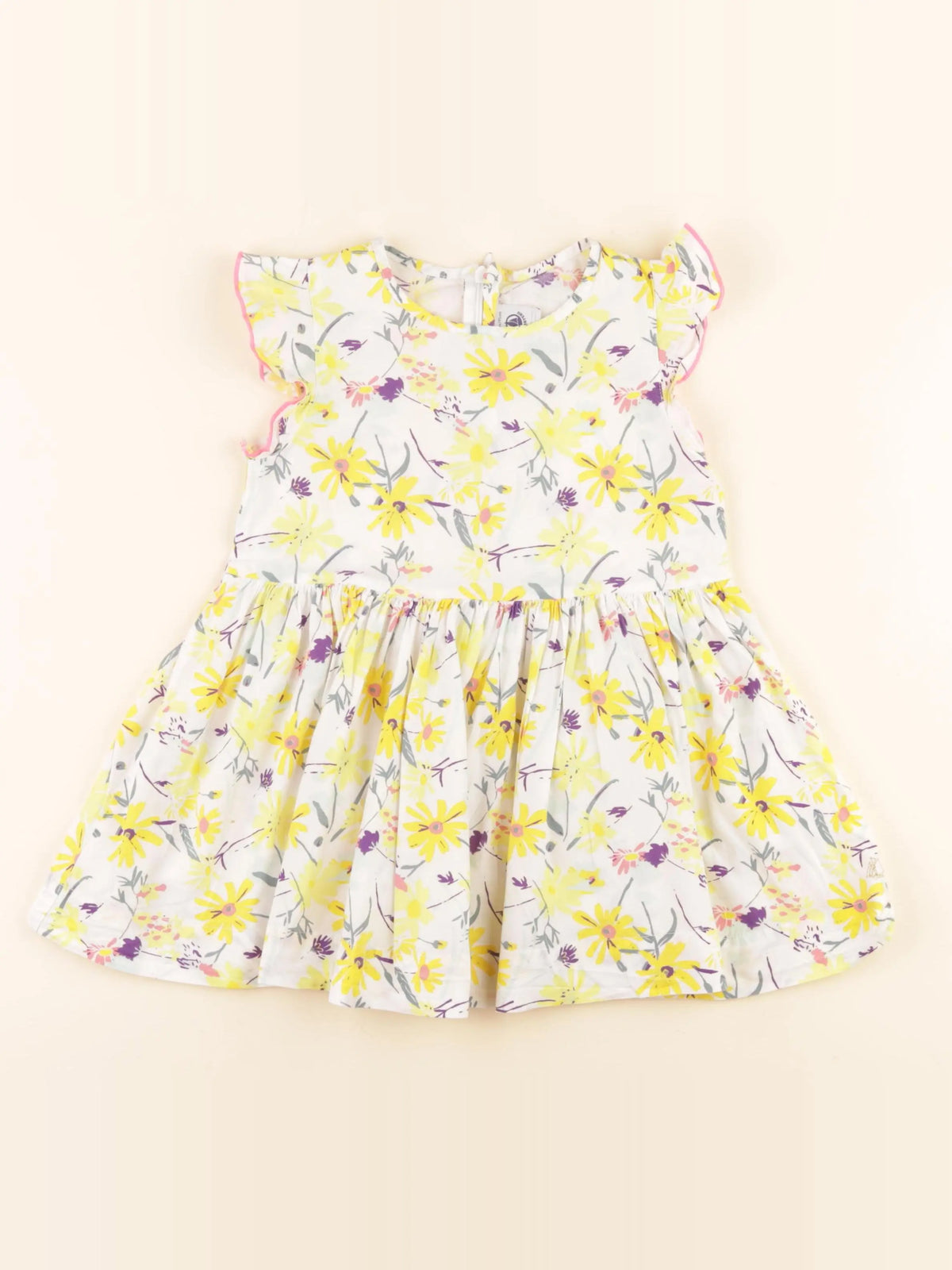 Petit Bateau - robe multicolore - 3 ans