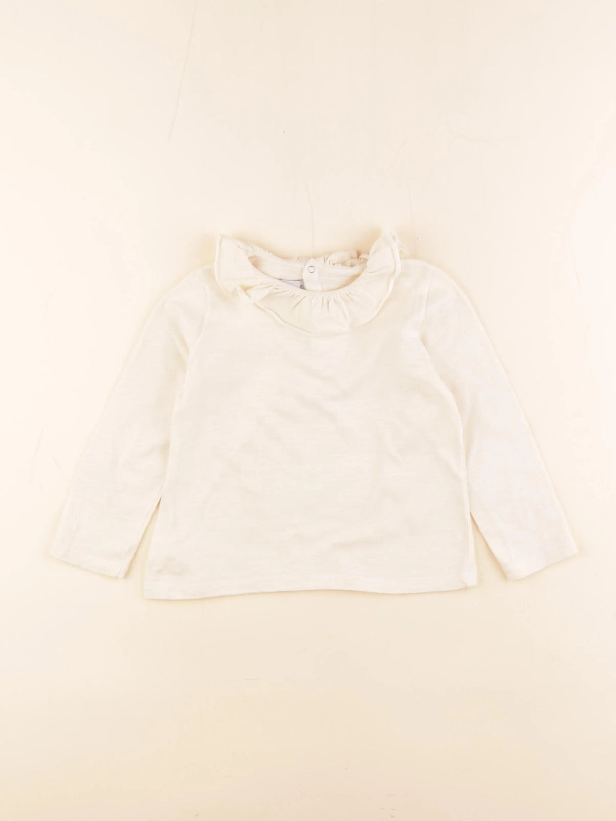 Petit Bateau - tee-shirt beige - 36 mois
