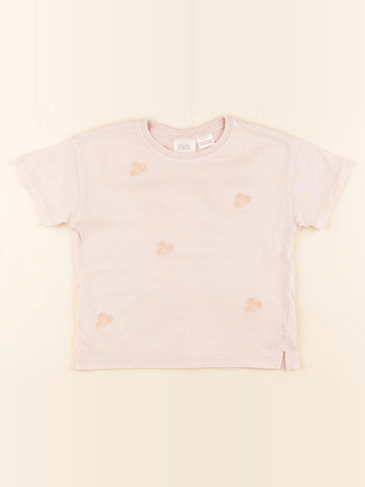 Zara - tee-shirt rose - 2 ans