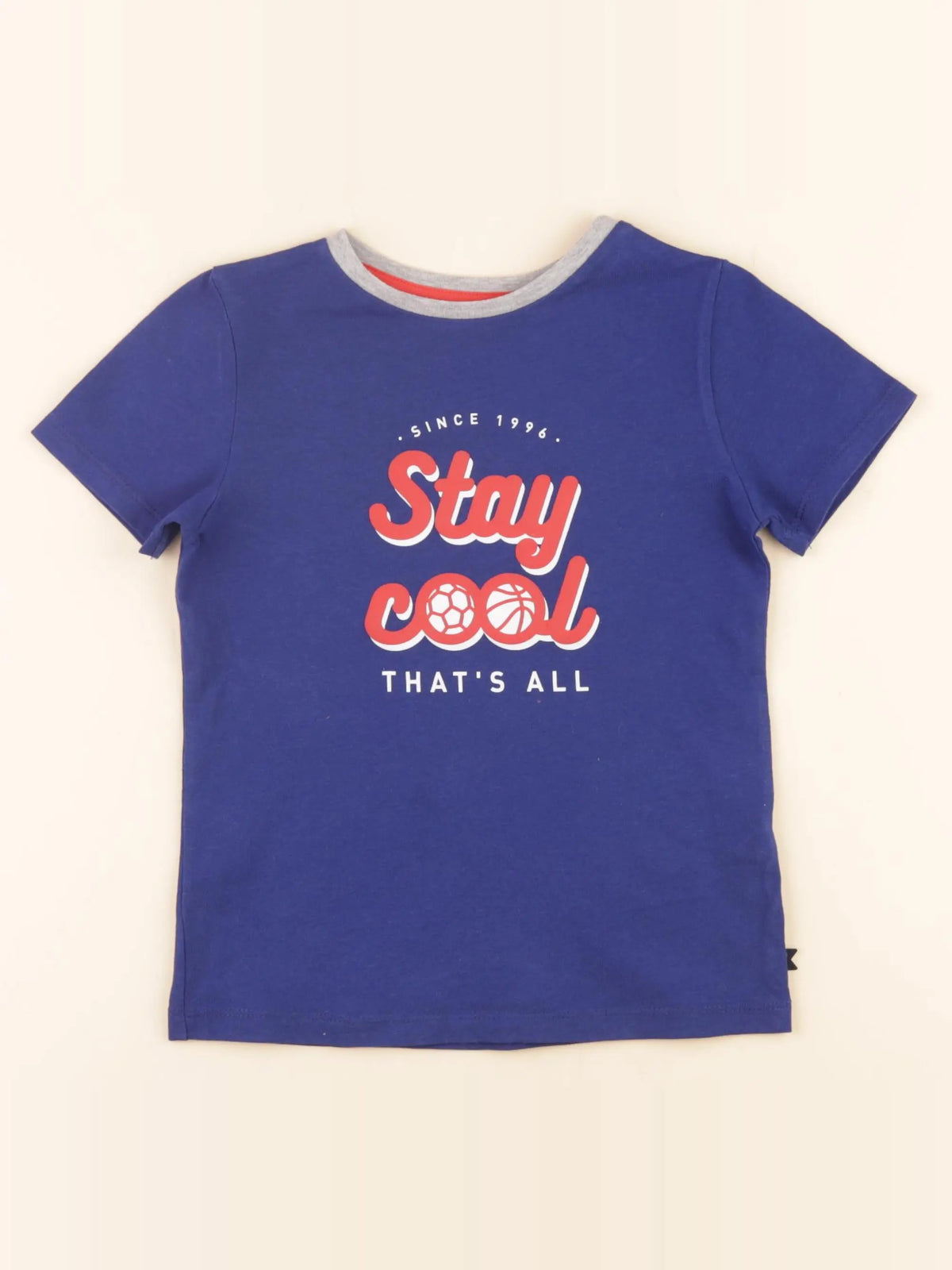 Okaidi - tee-shirt bleu - 5 ans