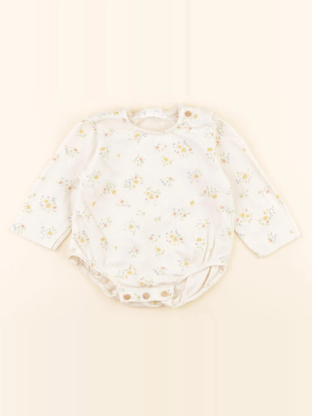 Zara - combinaison beige - 1/3 mois