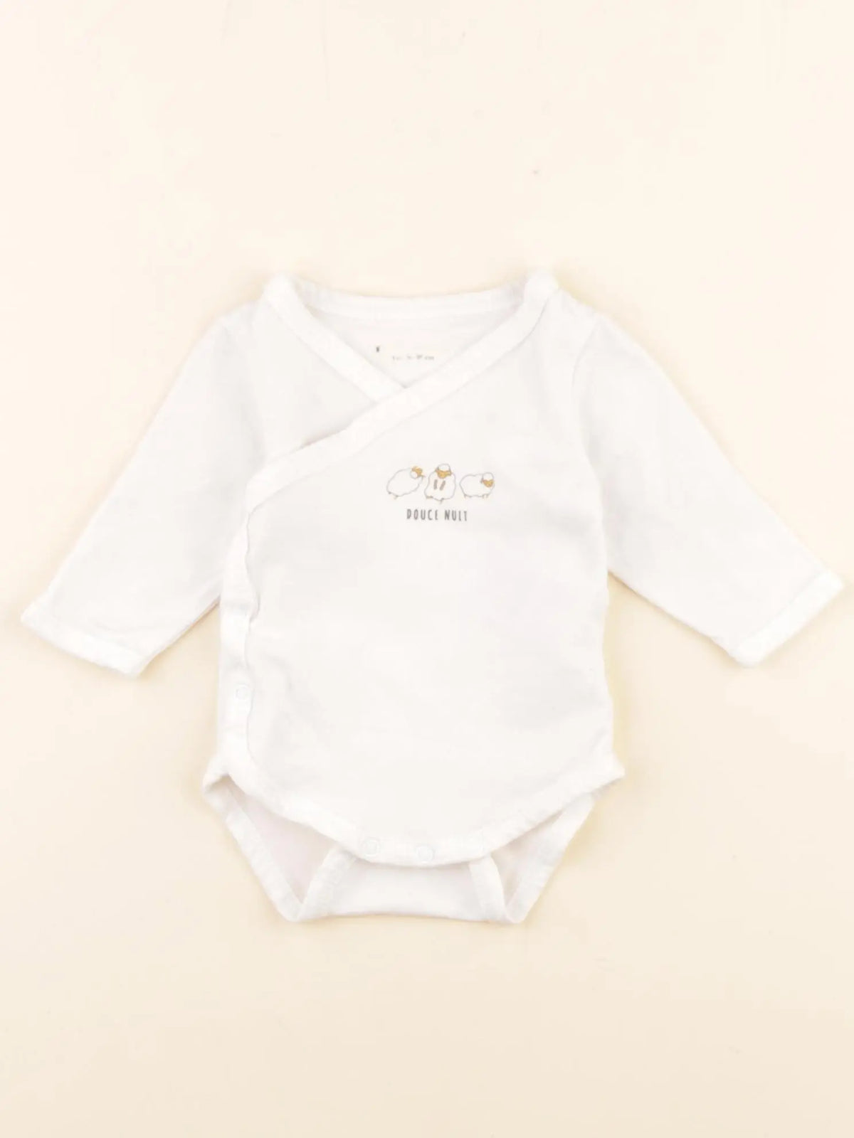 Vertbaudet - body blanc - 1 mois