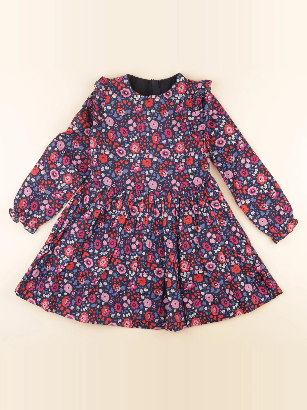Jacadi - robe liberty bleu - 8 ans