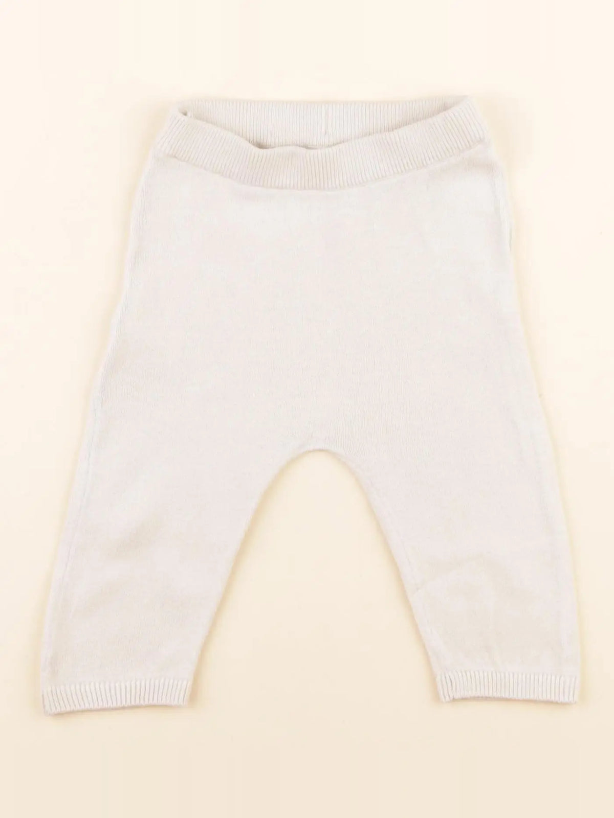 H&M - legging beige - 2/4 mois