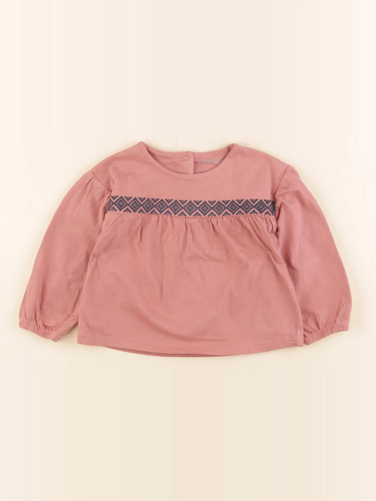 Vertbaudet - tee-shirt rose - 24 mois