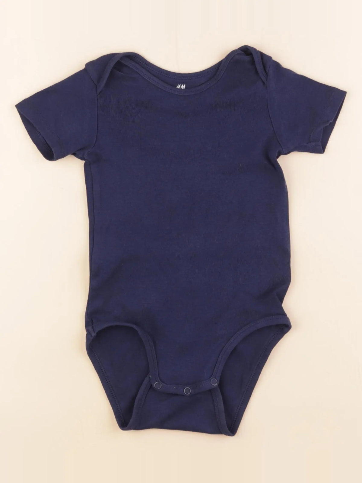 H&M - body bleu - 12/18 mois