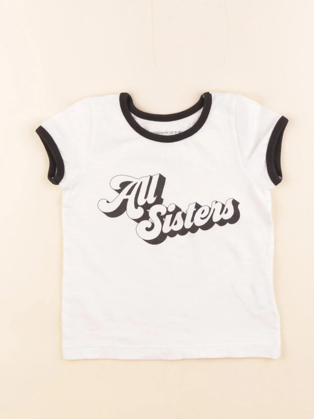 Monoprix - tee-shirt blanc - 3 ans