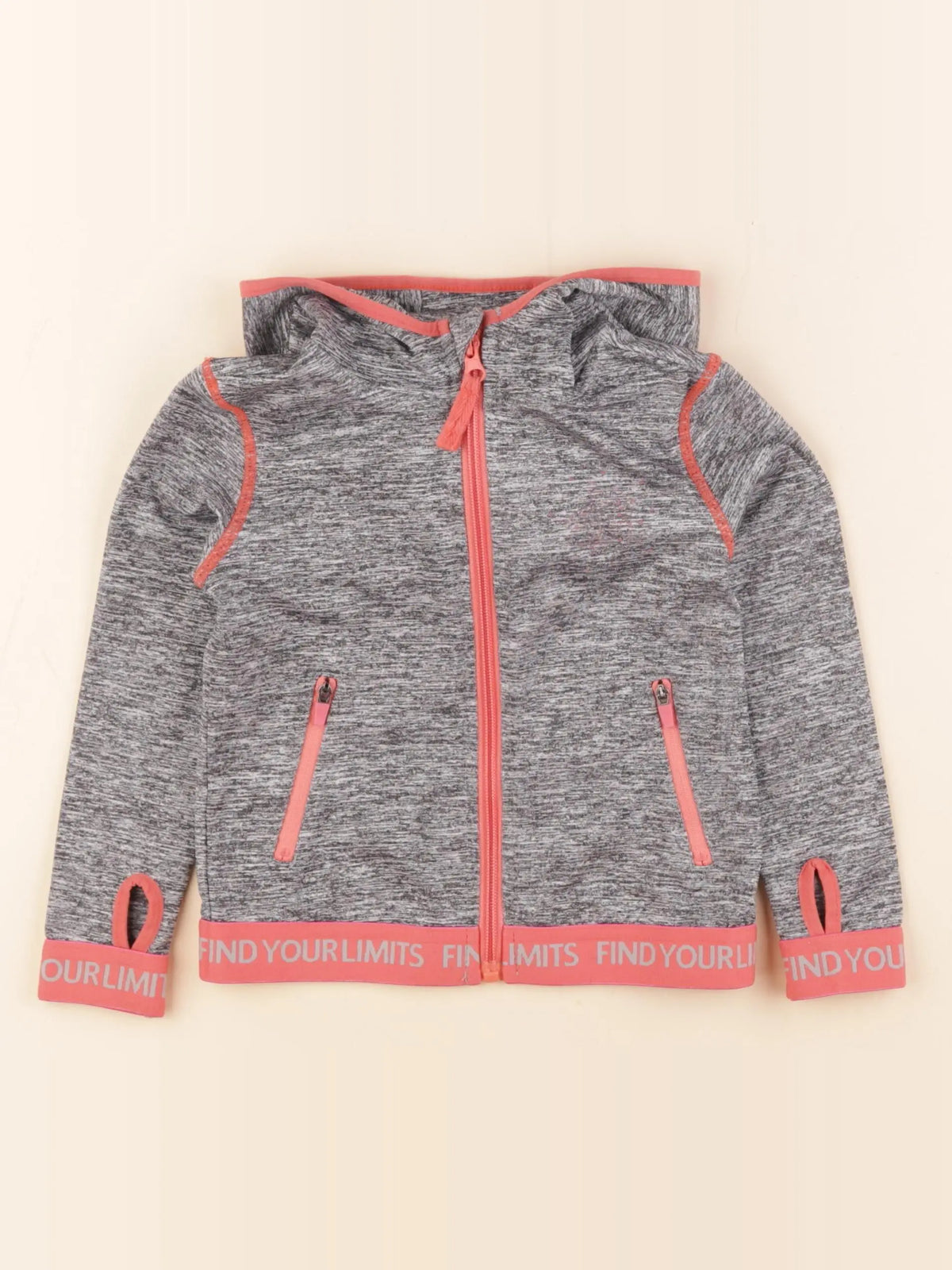 Vertbaudet - sweat gris - 3 ans