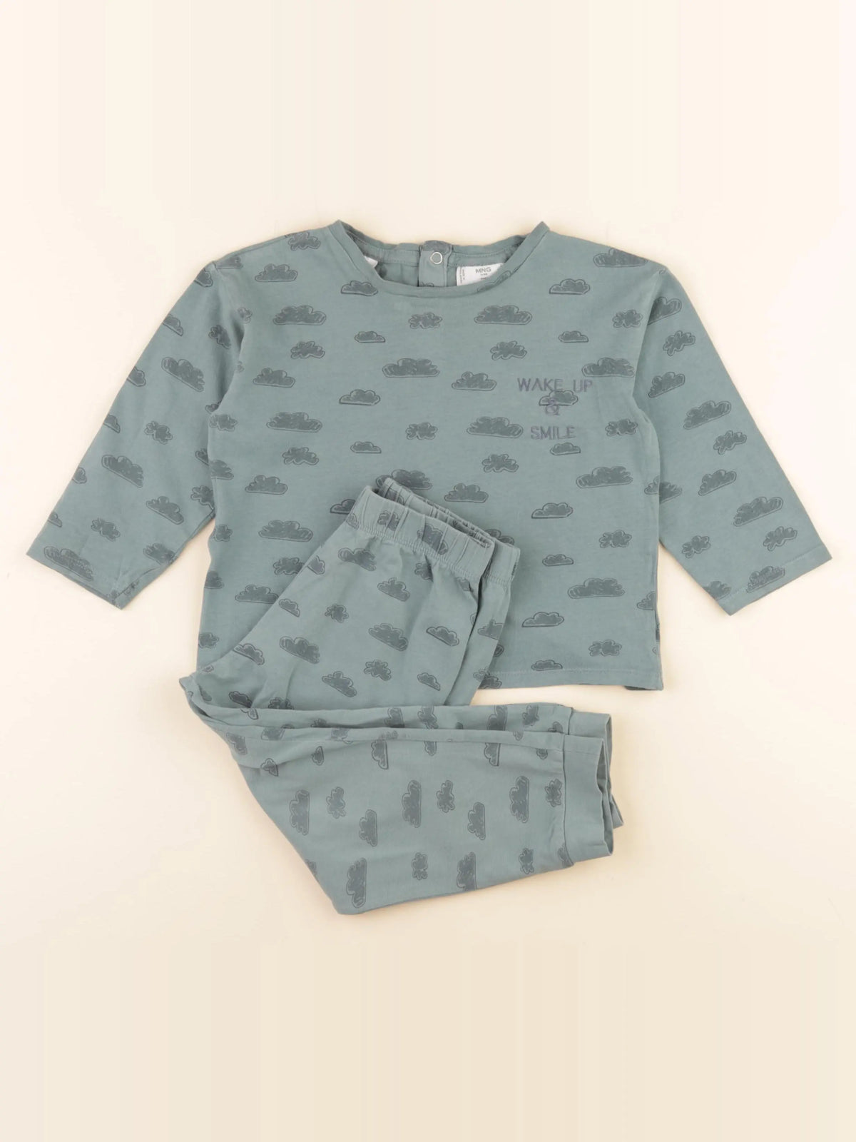 Mango - pyjama coton vert - 2/3 ans