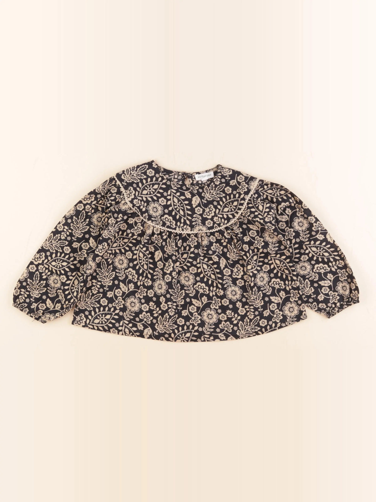 Vertbaudet - blouse bleu - 3 ans