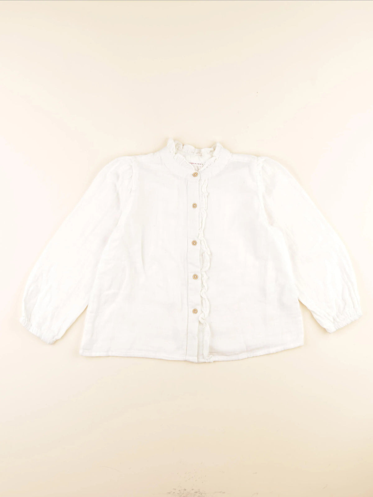Monoprix - blouse blanc - 6 ans