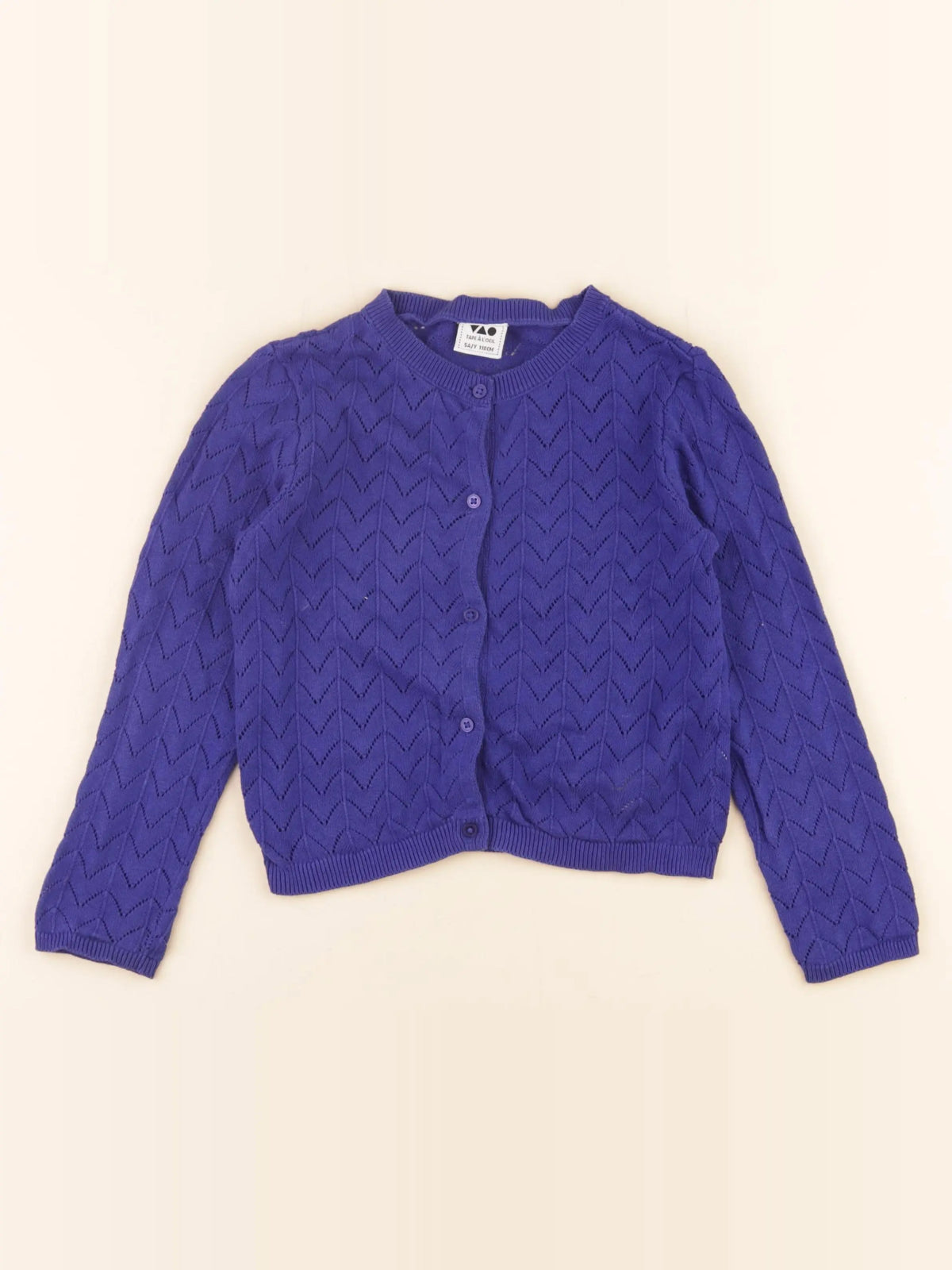 Tape à l'oeil - gilet bleu - 5 ans